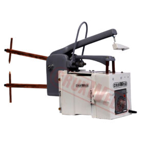 Hand operated spot welder