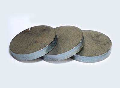 Stack of plasma-cut discs