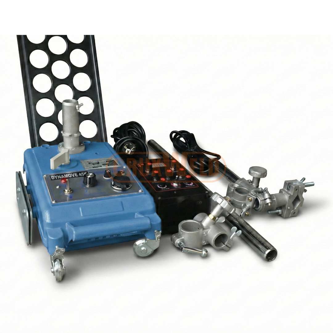 DynaMove 45K carriage with rail section, cables and torch holders