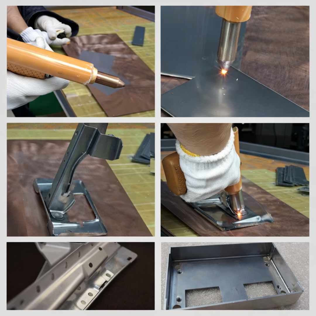 Spot and seam weld samples made with the DuoFlex 20K