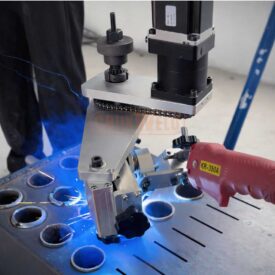 Tube to tubesheet welding machine circumferential tube end welding