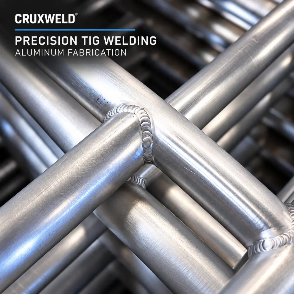 Aluminium tube joint TIG welded with the iTIG250ACDC