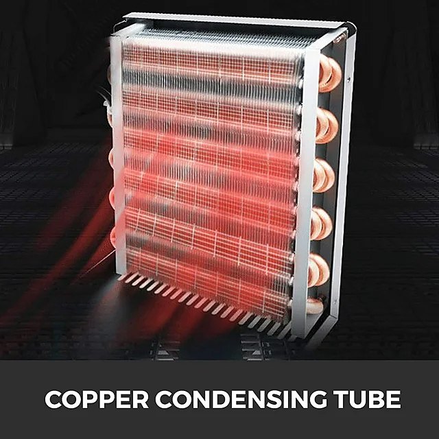 Copper condensing tube of the AquaWeld 15
