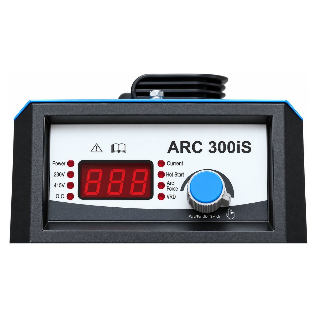 ARC 300 welding machine digital control panel and carry handle