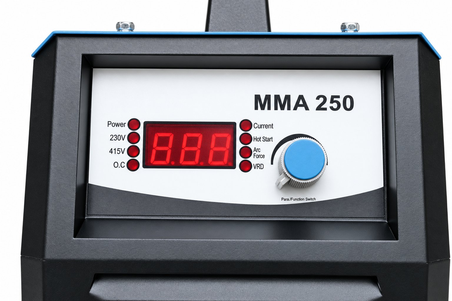 ARC251iS front panel with digital display and parameter knob