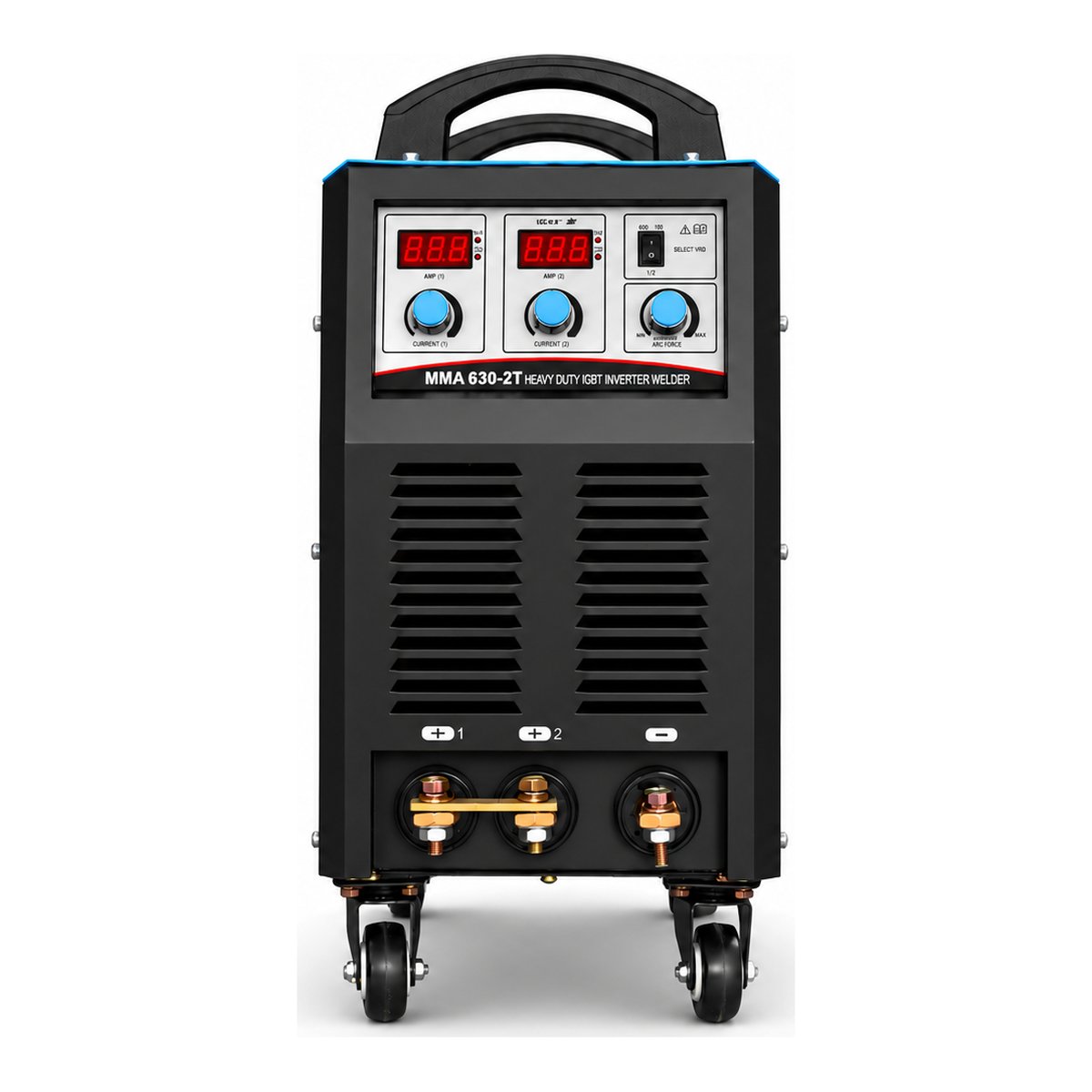 ARC630-2T dual operator arc welding machine front control panel