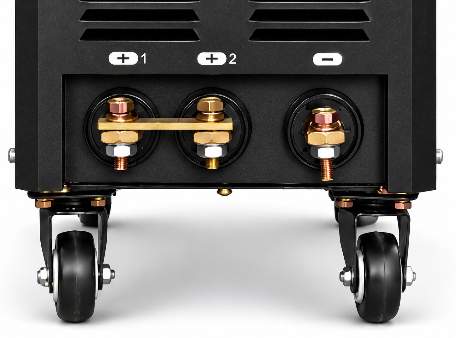 ARC630-2T output terminals +1, +2 and minus