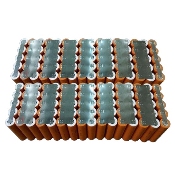 Welded samples from a battery tab spot welder – nickel strip on cylindrical lithium cells