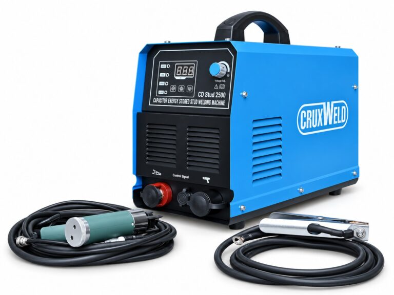 CRUXWELD CDS10M capacitor discharge stud welder with gun and earth clamp