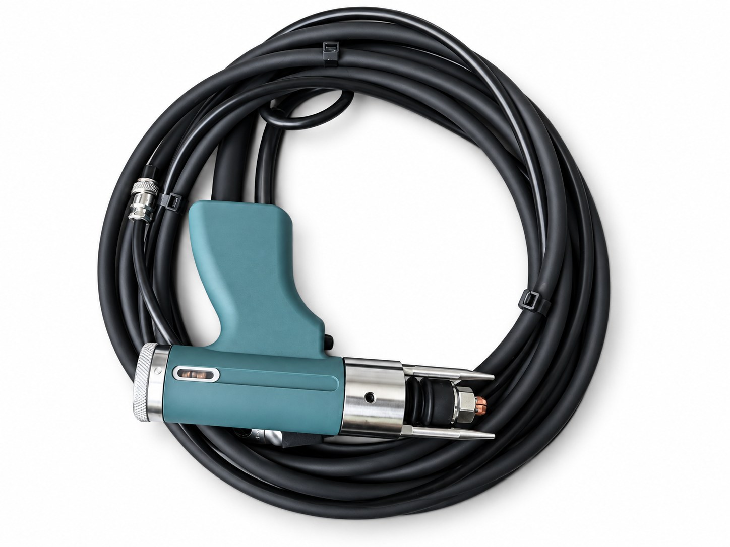 CDS10M pistol stud gun with coiled weld and control cable