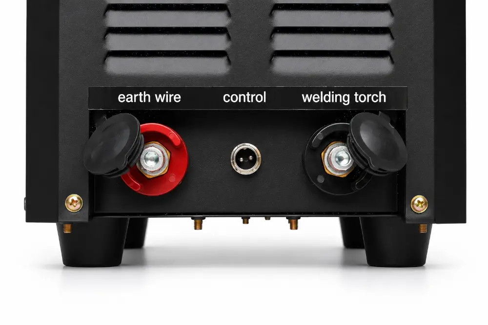 CDS12M front sockets: earth wire, control and welding torch