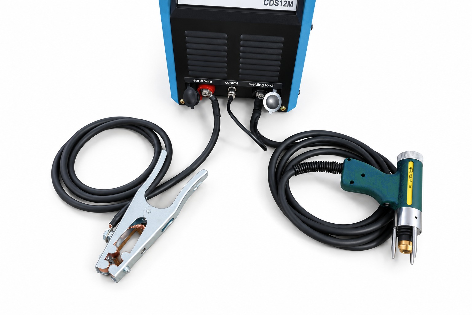 CDS12M stud welding gun and earth clamp cables