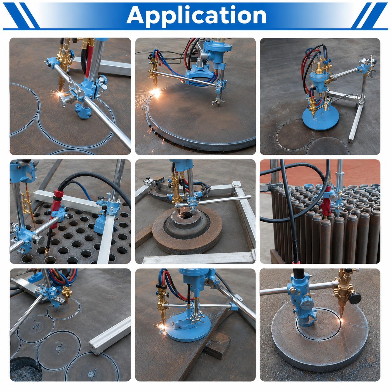 CIRCO circle cutting applications: discs, flanges, tube sheets and holes