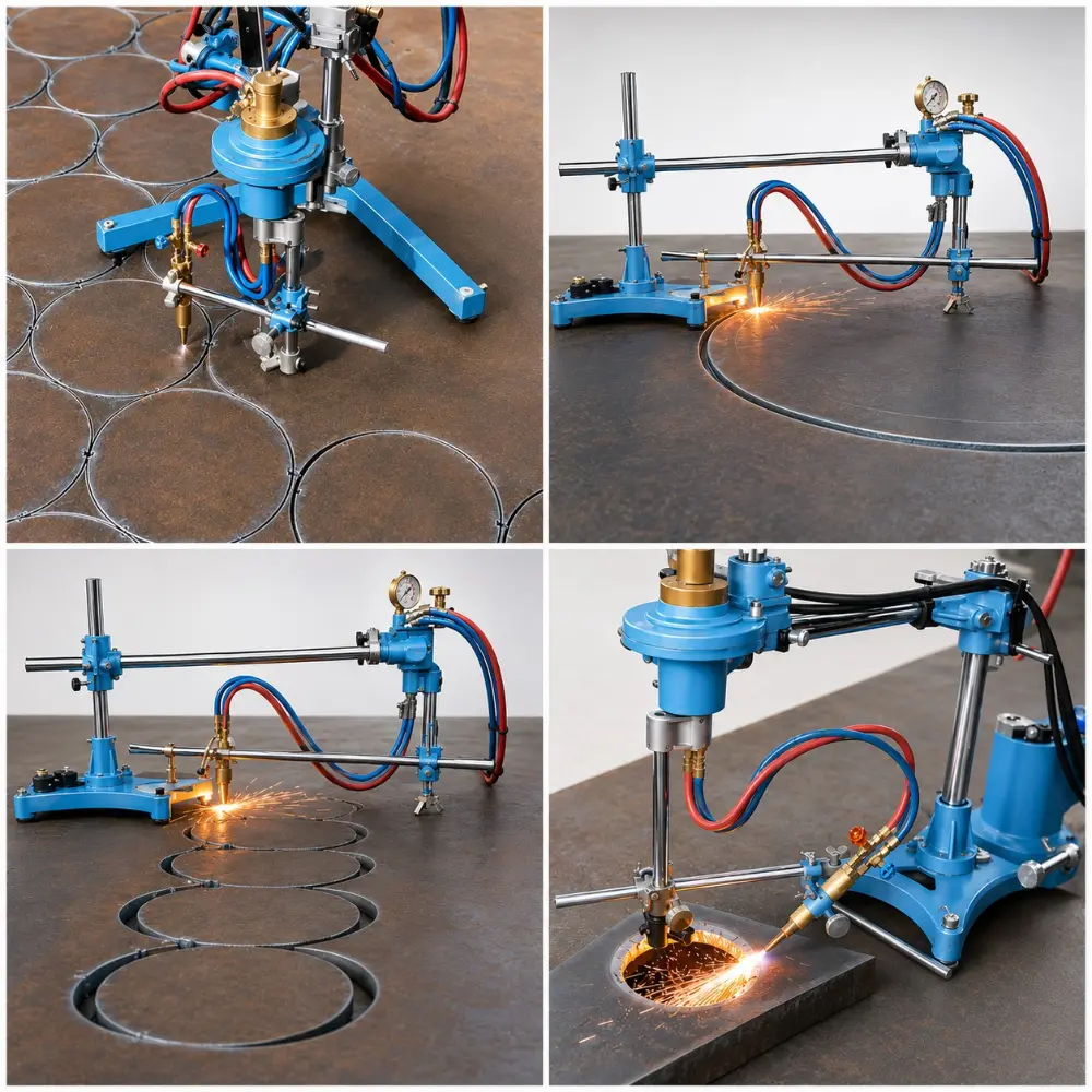 CIRCO circle cutting on plate, flange and large disc