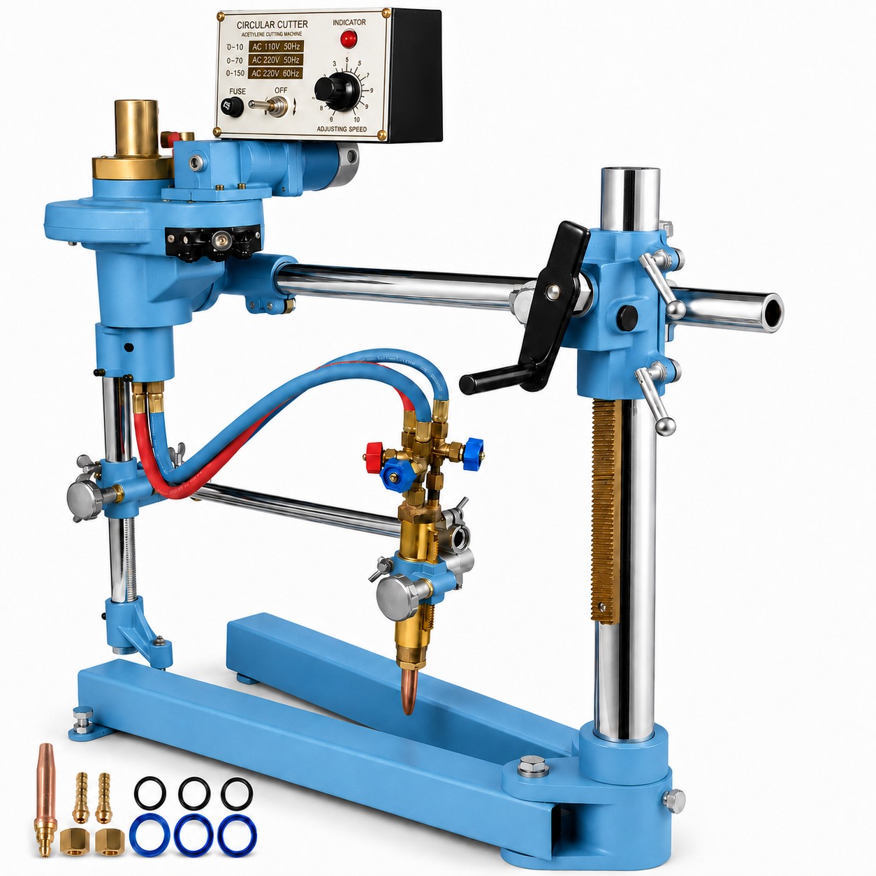 CIRCO circle cutting machine with cutting nozzles, hose nipples and seals