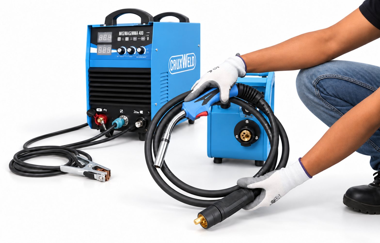 CWMIG400iJ MIG welder: connect