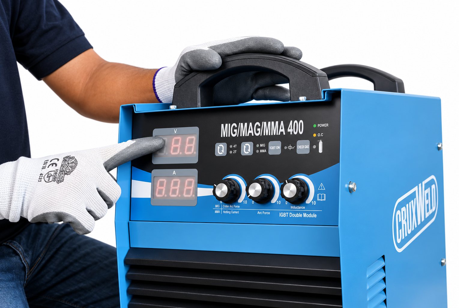 CWMIG400iJ MIG welder: set