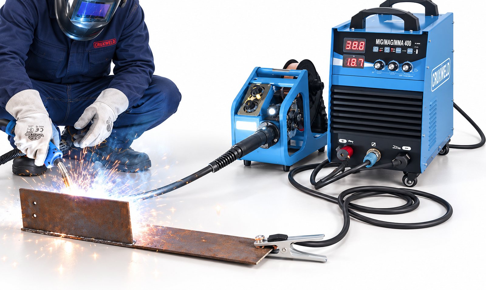CWMIG400iJ MIG welder: weld