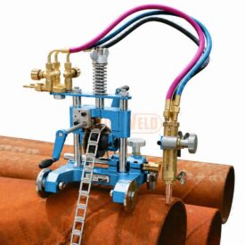 Hand-driven pipe gas cutting machine